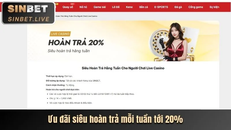 Thưởng nạp lại hàng ngày/tuần alô 789